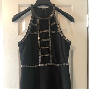 Black cocktail dress